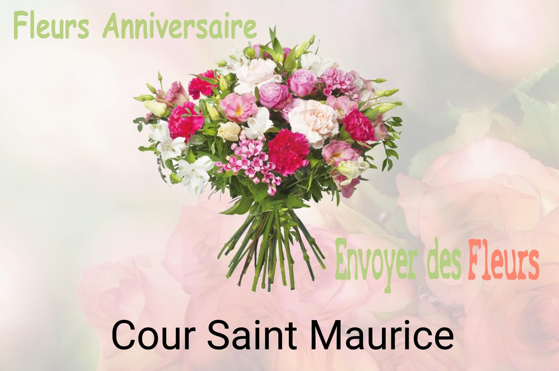 Bouquet de fleurs d’anniversaire livré à Cour-Saint-Maurice