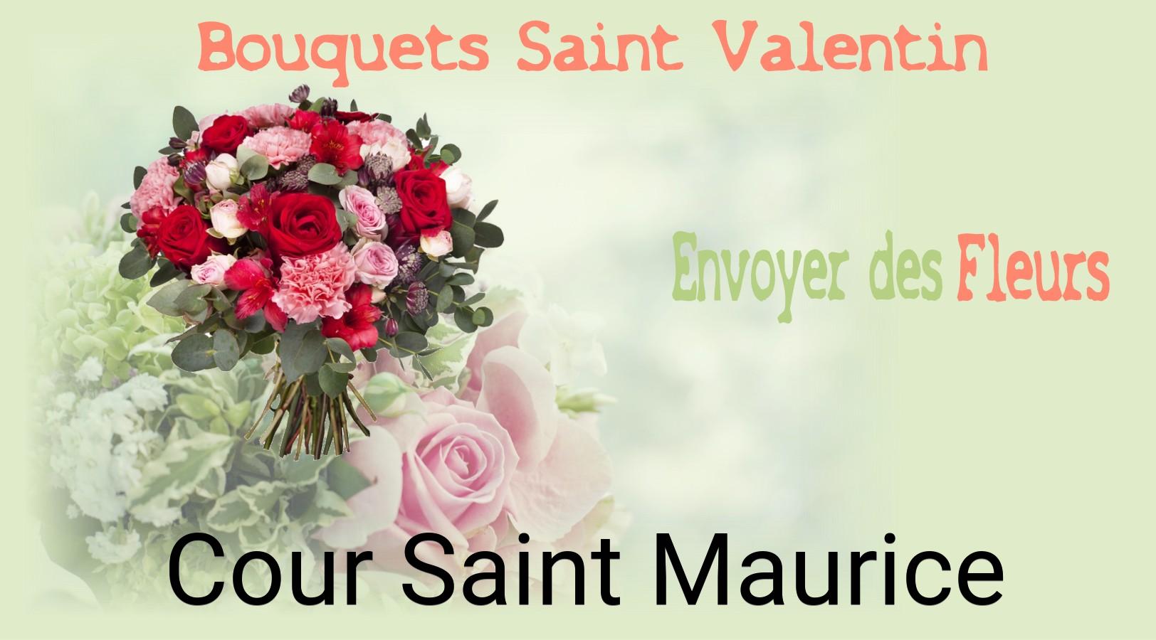 Roses de Saint-Valentin livrées à Cour-Saint-Maurice